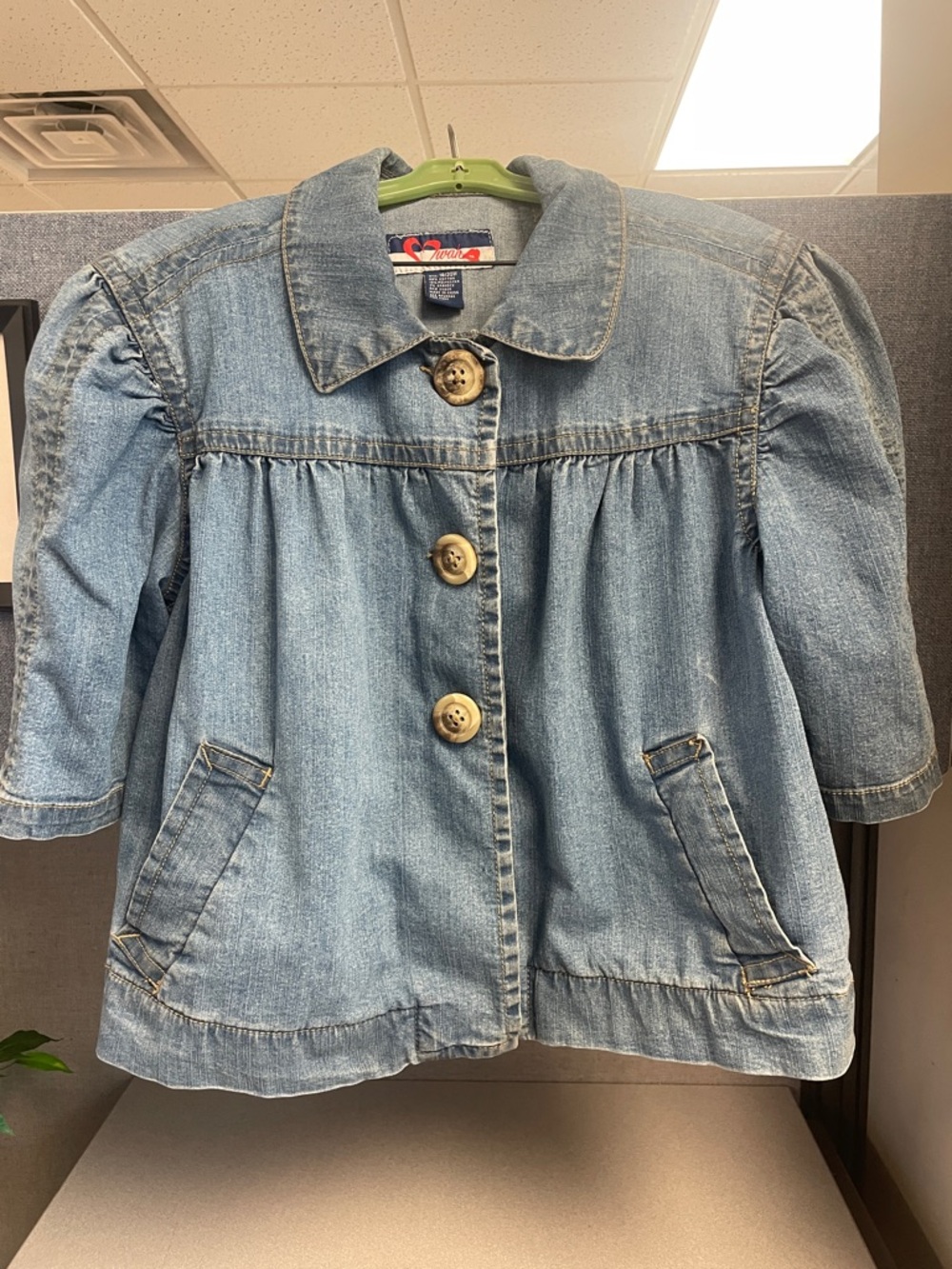 Denim Jacket with Button Front
